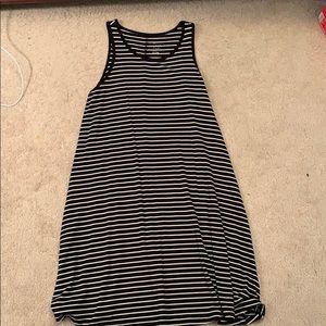 Black and White Stripes Dress